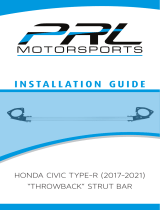 PRL HONDA CIVIC TYPE-R 2017-2021 Throwback Strut Bar Installation guide