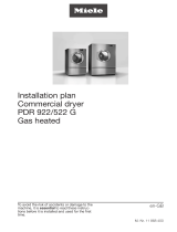 Miele PDR 922 Installation guide