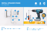coolblue Wall-mount Speaker Stand Installation guide