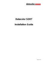 Software s Datacolor Sort Software Installation guide