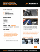 MISHIMOTO 2018 Plus Kia Stinger 3.3T Mishimoto Performance Intercooler Kit Installation guide