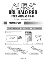 OPT7 Dodge Challenger 08-22 Aura Pro Bluetooth DRL Halo RGB Installation guide