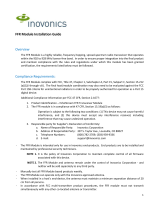 Inovonics 3B6F Installation guide