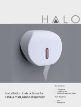 Halo mini jumbo dispenser Installation guide
