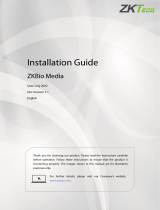 ZKTeco ZKBio Media Installation guide
