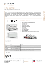 Crem C1EX2LG EX2 1 Group Control Light Grey Espresso Machine Installation guide