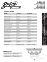 Stinger AUDIO DC212D2 Installation guide