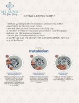 MI ALMA B5-4×4 Peel and Stick Backsplash Tile Installation guide