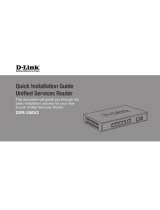 D-Link DSR-250V2 5-Gigabit Port VPN Router Installation guide