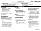 SYNAPSE DIM10-087-06-FW Controller Cut Sheet Installation guide
