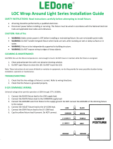 LEDone LED Wraparound Shop Light Installation guide