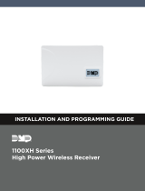 DMP 1100XH Series High Power Wireless Receiver Installation guide