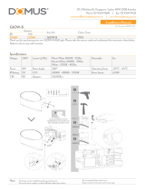 DOMUS LIGHTING GLOW-8 Installation guide