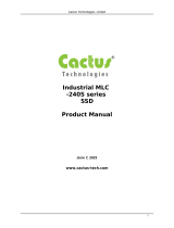 Cactus 240S Series Installation guide