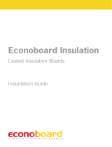 Econoboard Insulation Coated Insulation Boards Installation guide