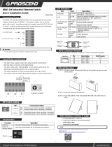 Proscend 850G-10I Installation guide