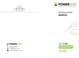 Power-Lite POWER-LITE LED-DL35W LED Cob Downlight Installation guide