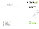 Power-Lite POWER-LITE ID7W LED Downlight Installation guide