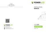 Power-Lite POWER-LITE ID8W-WF LED Wifi Downlight Installation guide