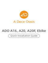 ADO A16 Folding Electric Bike Installation guide