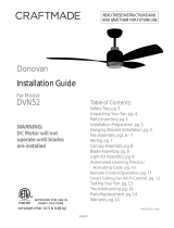 Craftmade DVN52 Installation guide
