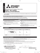 Mitsubishi Electric MLP-448WU Installation guide
