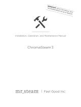 Mr. Steam MSCHROMA3-WH Installation guide