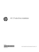 HP Z Turbo Drive 256GB PCIe Solid State Drive Installation guide