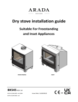 Arada BK545 Hamlet Solution 5 Inset (S4) stove Installation guide