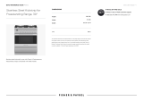Fisher & Paykel 81813 Installation guide