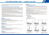 Sunco Lighting 210W LED Linear Highbay Light Installation guide