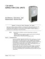 First Co CW-HW(X) Fan Coil Units Installation guide