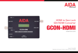 AIDA GCON-HDMI Installation guide