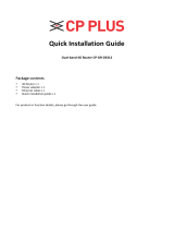 CP Plus CP-GR-DE412 Installation guide