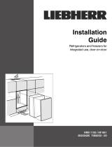 Liebherr HRB 1120 Installation guide