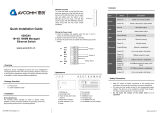 AVCOMM 620GX4 Installation guide