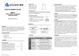 AVCOMM 4005TX Installation guide