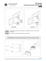 Carmanah MX SERIES Installation guide