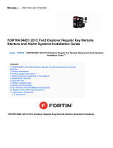 Fortin 94851 Installation guide