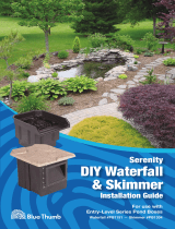 Blue Thumb PB1151 Serenity Diy Waterfall and Skimmer Installation guide