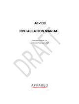 Appareo AT-130 Cellular Asset Tracker Installation guide