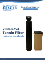 CLEAN WATER STORE 7500-REV4 Installation guide