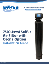 CLEAN WATER STORE 7500-REV4 Installation guide