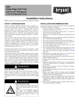 Bryant II225S-01 Installation guide