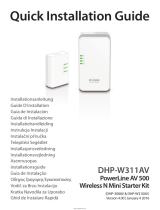 D-Link D-Link DHP-W311AV PowerLine AV 500 Wireless N Mini Starter Kit Installation guide