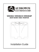 AUDIOVOX CORPORATION VOH1012 Installation guide