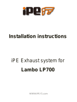 iPE Lambo LP700 User manual