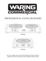 Waring Commercial B600 Professional Extra Burners User manual