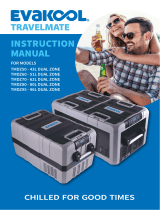 EvaKool TMDZ50 Travelmate Dual Zone Fridge/Freezer User manual