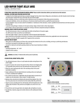Sunco Lighting LED Vapor Tight Jelly Jars User manual